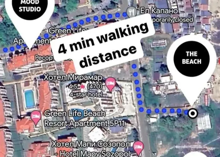 Apartament Good Mood In Life First Line Sozopol